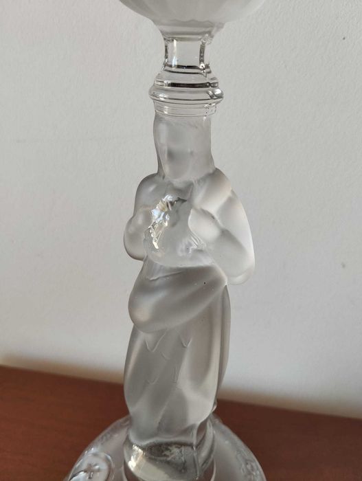 Castiçal Sagrado Coração 1960's Val Saint Lambert