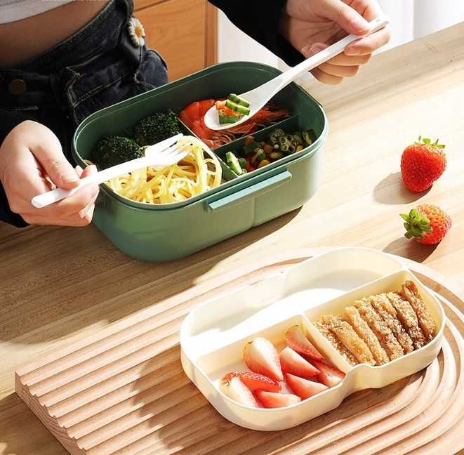 Pojemnik termiczny LunchBox Śniadaniówka Organizer na żywność Kubek