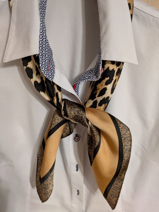 Apaszka, chustka w panterkę, nowa