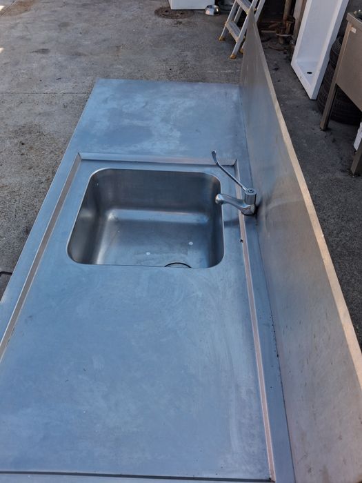 Banca de inox industrial