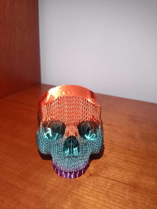 Suporte para comando PS5 - Formato Caveira (Impressão 3D Multicor)