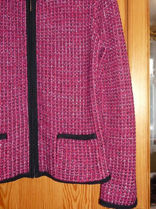 GERRY WEBER stylowy ciepły sweter żakiet 42/XL