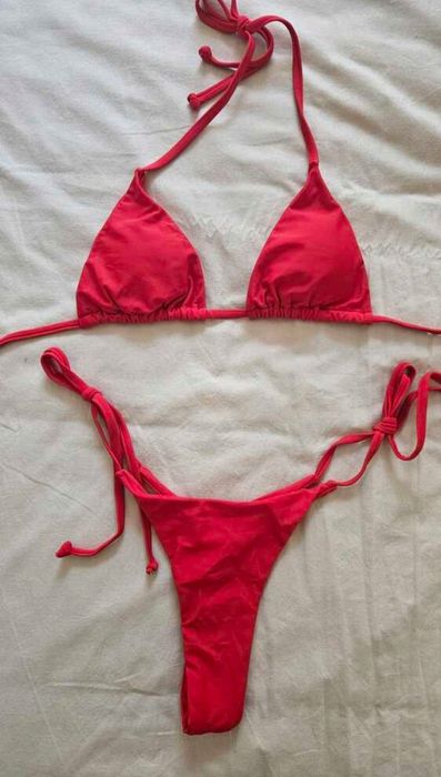 Biquini tanga vermelho