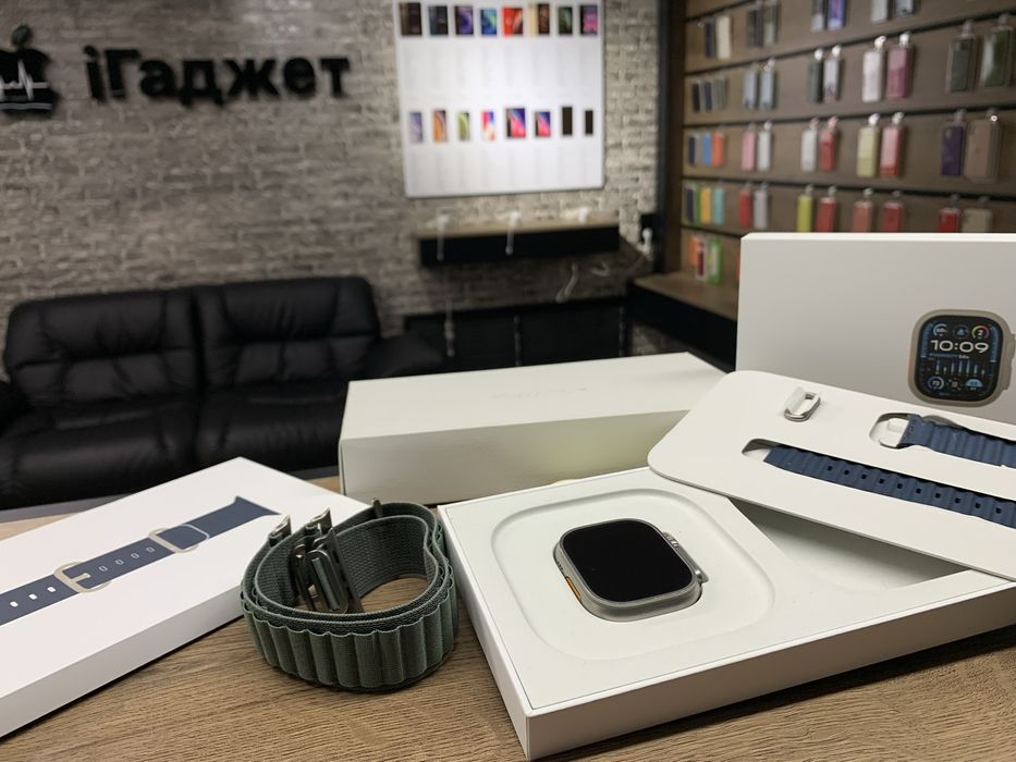 Часи Apple Watch Ultra 2 49mm (Titanium Blue Ocean). A2986. Як нові