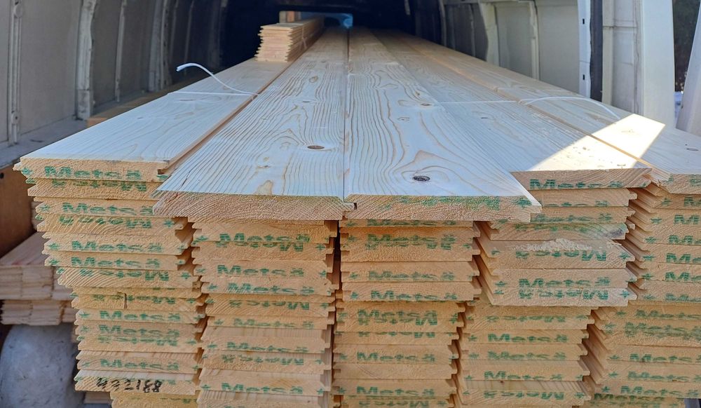 Szalówka deska elewacyjna podłogowa tarasowa półbal boazeria podbitka