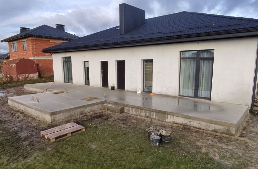 Фундамент. Будівельні роботи. Майданчики під авто