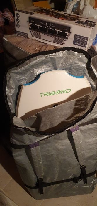 Prancha de bodyboard e mala