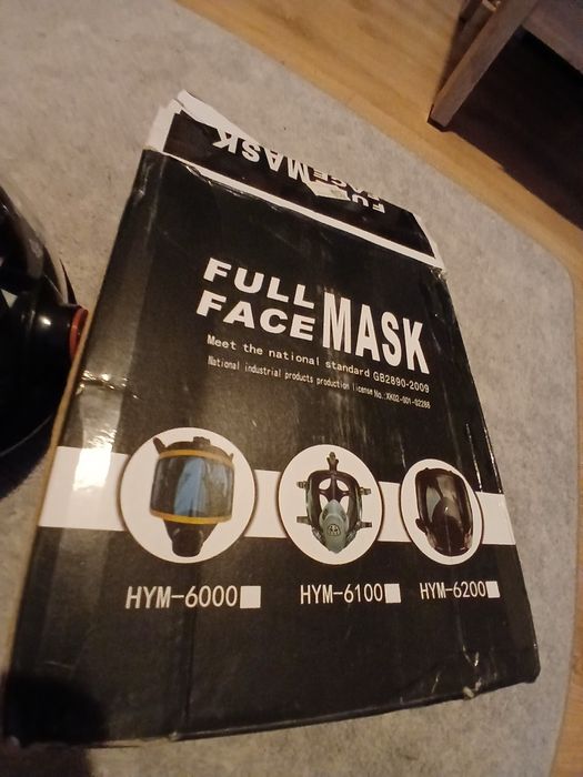Maska pełnotwarzowa lakiernicza ochronna panoramiczna Promask Hym-6800