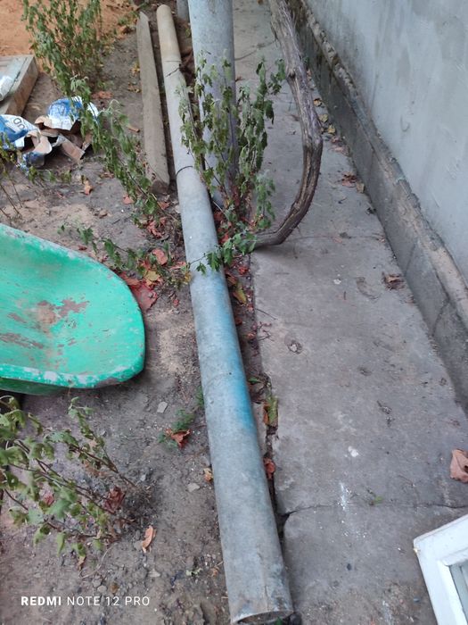 Труба азбестовая диаметр 100 мм.  Длина 4 метра