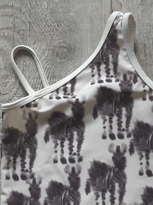 H&M strój kąpielowy jednoczęściowy w zebry rozm.98/104