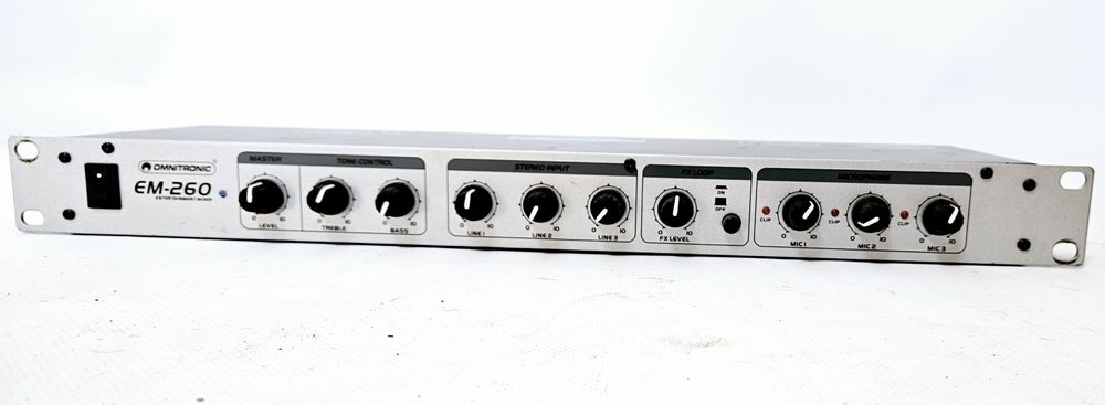 Omnitronic EM-260 liniowy mikser mikrofonowy