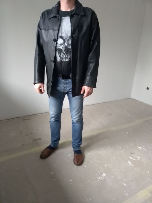 Kurtka skórzana męska M/L