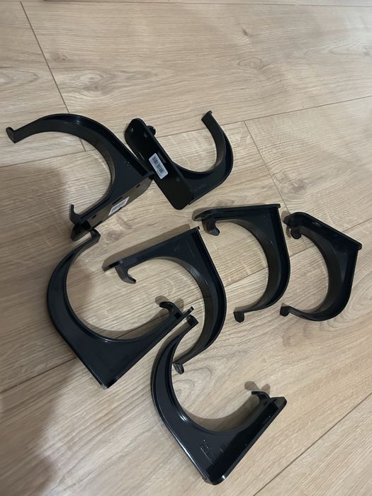 Uchwyt rynnowy doczołowy 125 mm