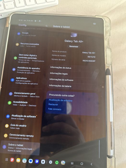Tablet samsung A9+