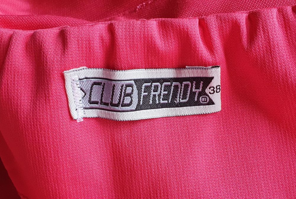 Sukienka mini, malinowa, r. M/38 CLUB FRENDY