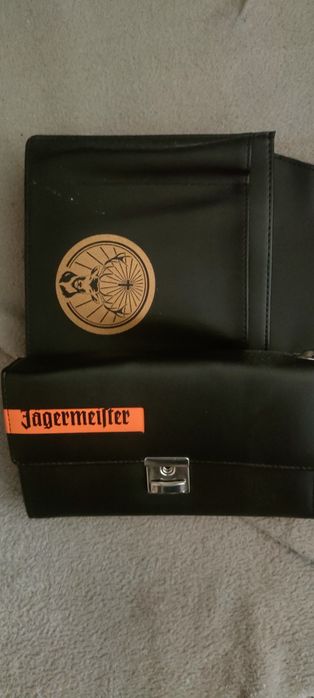 Portfel z etui czarny