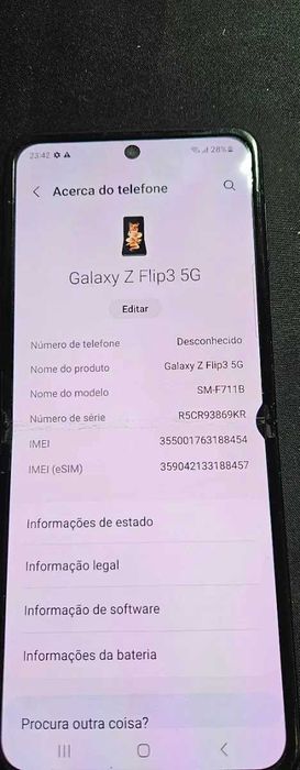 Samsung flip 3 256GB