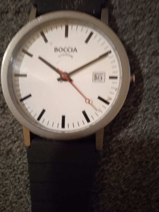 Zegarek marki Boccia z tytanu