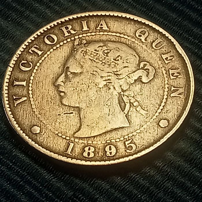 moeda jamaica Victoria  Queem 1895