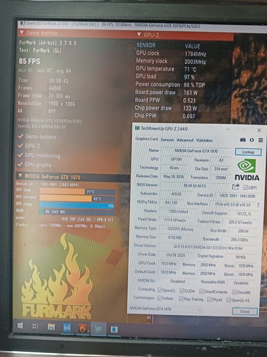 Ігровий пк комп'ютер АМ4 Ryzen 7 \gtx 1070\ddr4 16gb\м2  256gb\ARGB