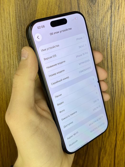 iPhone 16 Pro 256gb Black Titanium Neverlock. Гарантия!