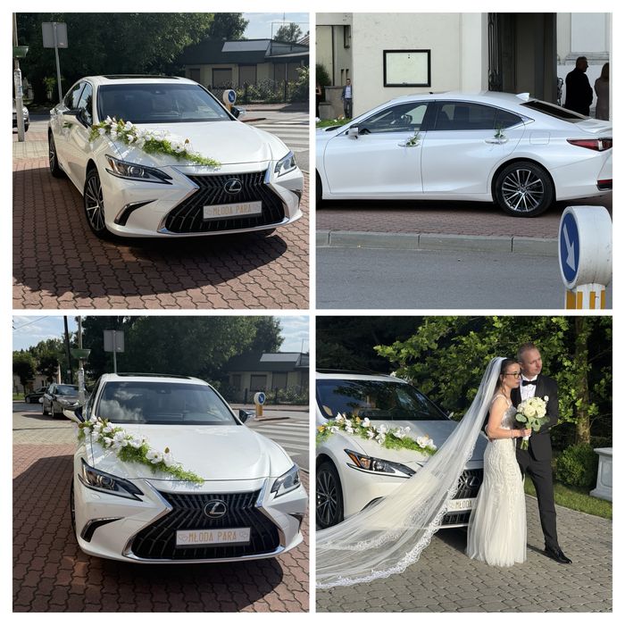 Auto do ślubu piękny Leksus es 300 h