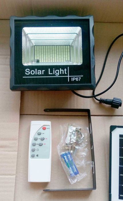 Smart Solar Light Solar Panel + Spotlight + Remote Control #PROMOTION64286300927105124