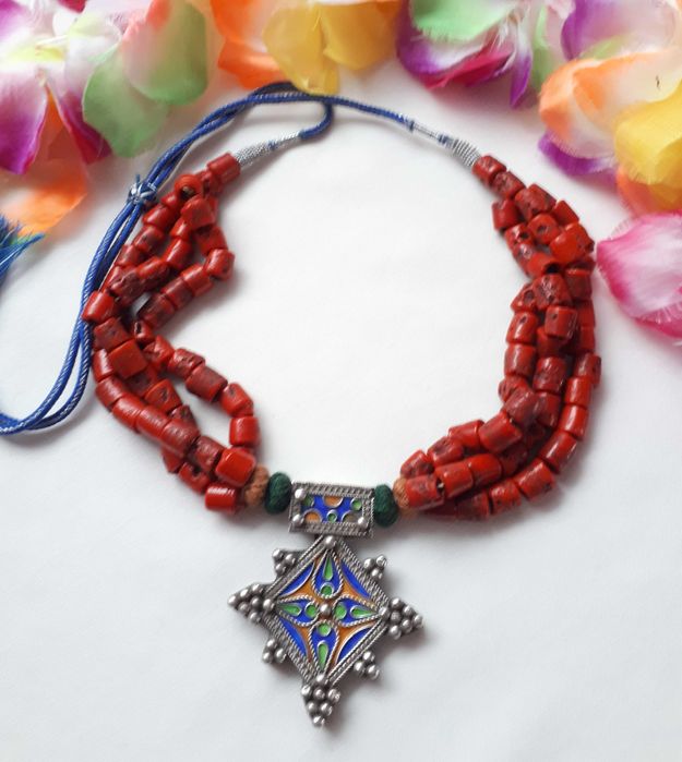 Berberyjski amulet,  krzyż Baghdad, z Afryki