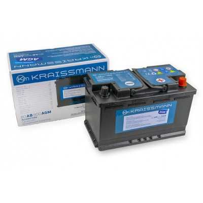 Акумулятор автомобільний AGM для інвертора KRAISSMANN (60, 70 та 80)