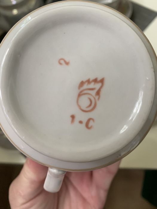 Чайный сервиз, фарфор/ чайний сервіз, порцеляна