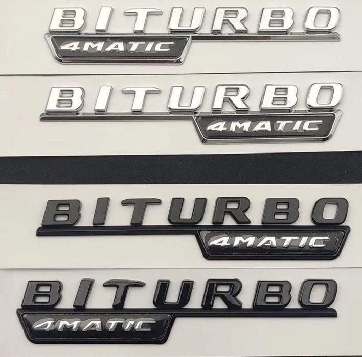 Шильдик наклейка V8 biturbo 4matic+ для Mercedes-Benz