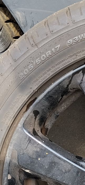 Диски+резина 4шт Peugeot /Citroen 205/50/R17