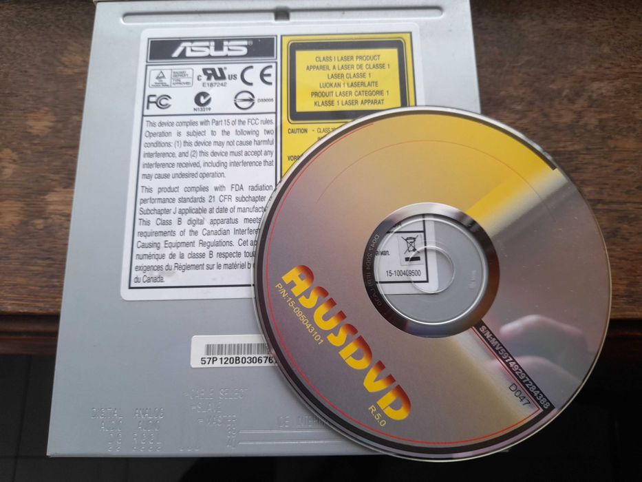 Leitor de dvd asus para pc