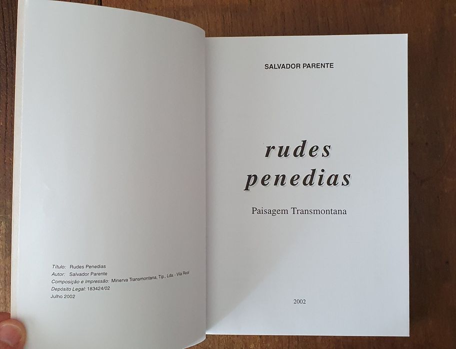 Livro "Rudes Penedias - Paisagem Transmontana"