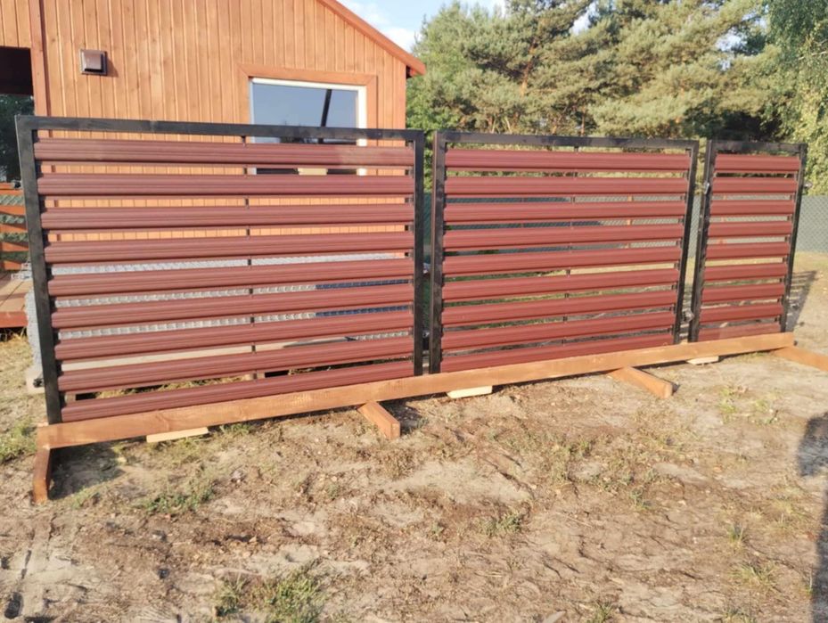 Brama skrzydłowa sztachetowa 4m