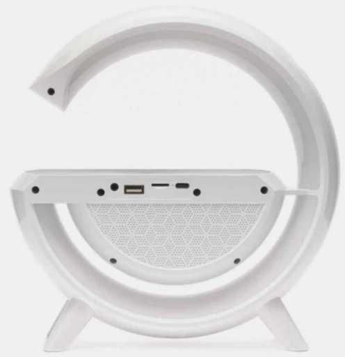 4w1 Lampka RGB LED głośnik Bluetooth ładowarka indukcyjna QI radio