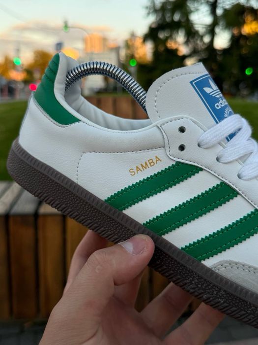 НАЛОЖКА‼️41-45 Adidas Samba OG White Green Line / Leo Spezial LV Dunk 72