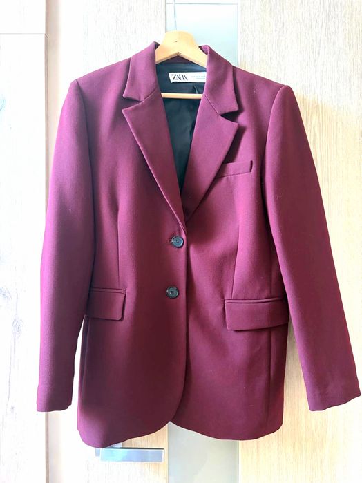 Marynarka Zara roz. M kolor cherry