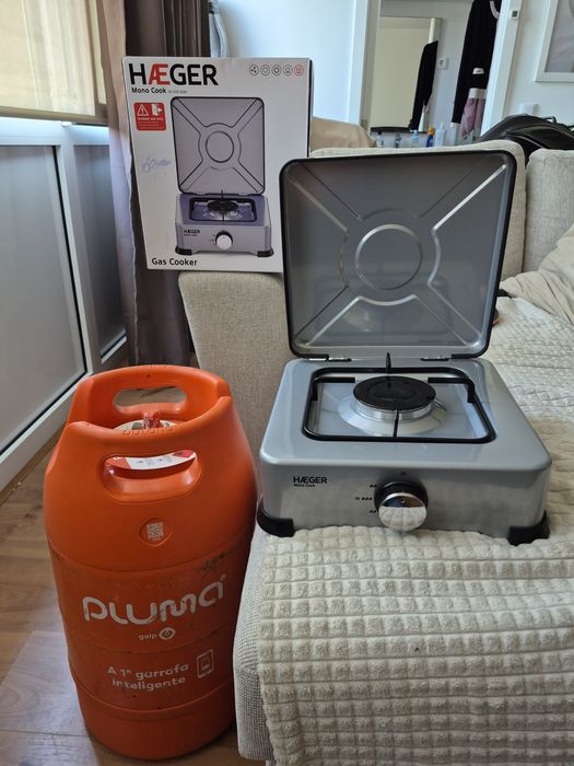 Kit Gás Butano 12kg + Gás Cooker
