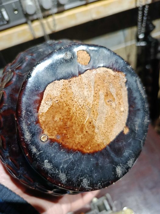 Grande Jarro Faiança Caldas da Rainha Séc XIX 22 cm