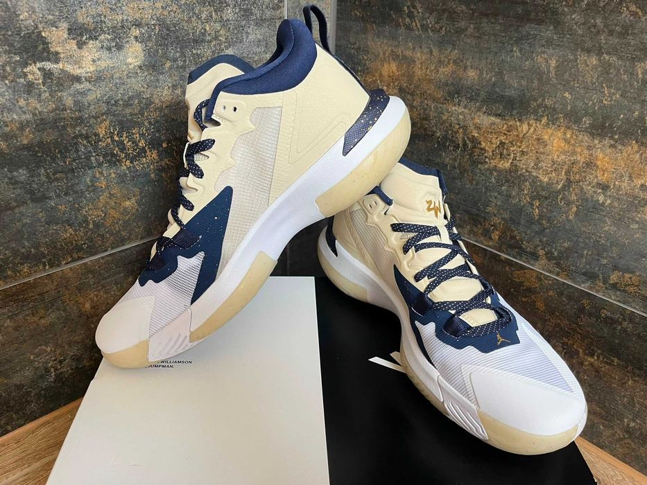 Oryginał Jordan Zion 1 Midnight Navy USA | Rozmiar 44.5 (28.5cm) | NOWE DS OKAZJA
