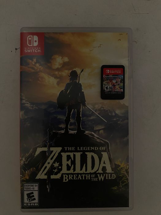 Zelda breath the wild + mario kart 8 deluxe