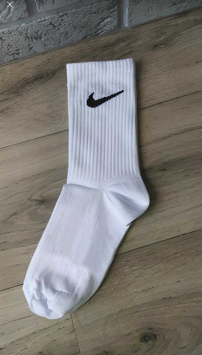 12 пар 250грн / Носки NIKE ADIDAS / Шкарпетки Найк ОПТ / Високі білі