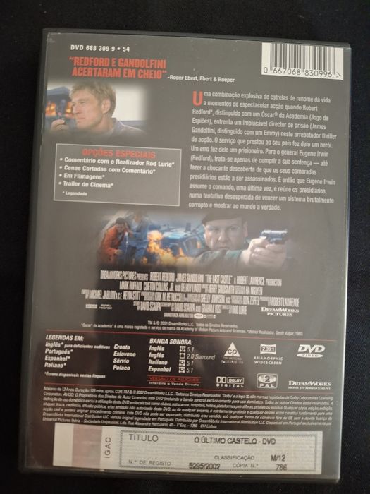 DVD O Último Castelo.