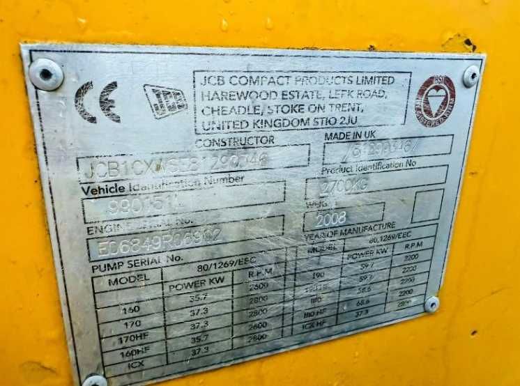 Екскаватор-навантажувач JCB 1CX супер стан