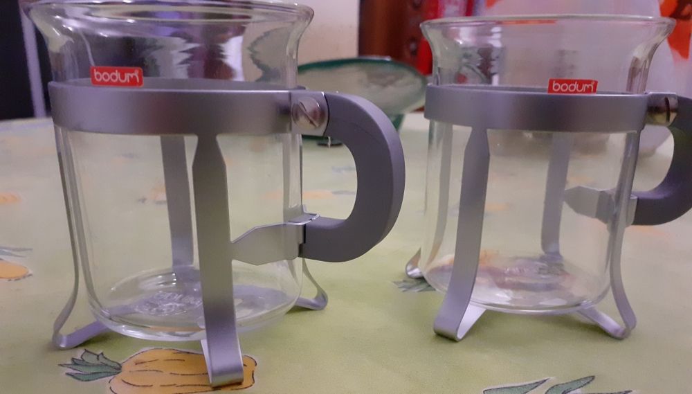 Duas Chavanas vidro Marca Bodum 100% Novo sem uso pronto ser usado