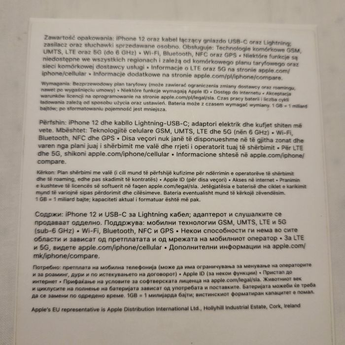 iPhone 12 128GB purple - odbiór własny