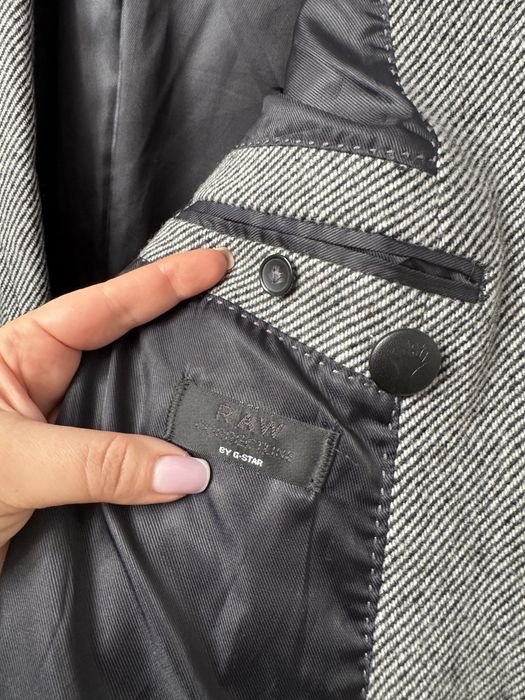Чоловіче стильне базове пальто піджак шерсть G Star Raw ( cos )