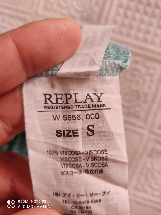 Replay T-shirt Portes Grátis