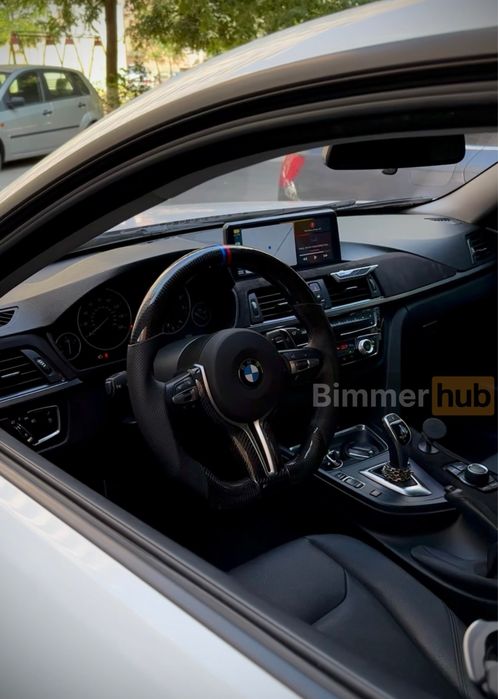 Карбон М руль + (ОРИГИНАЛ airbag, подогрев, вибро) БМВ Ф30 Ф15 Ф25 Ф10